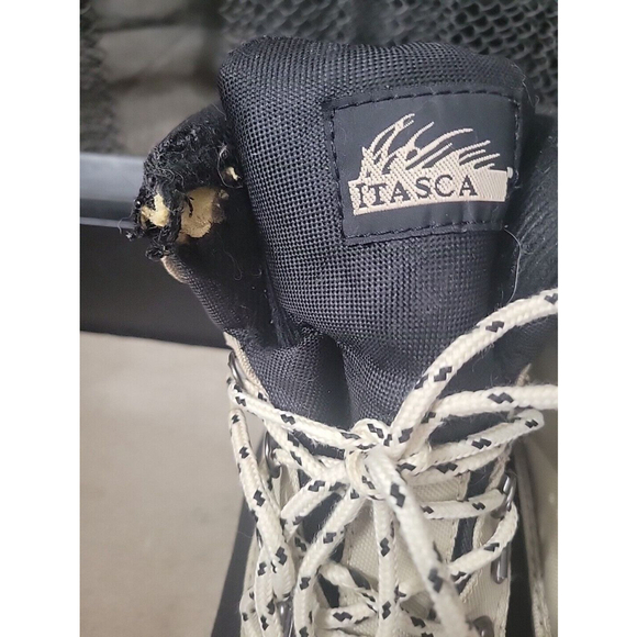 Itasca Womens Winter Boots Granite Gray Black Lace Up Lined Thermolite Padded 9 - Picture 7 of 7